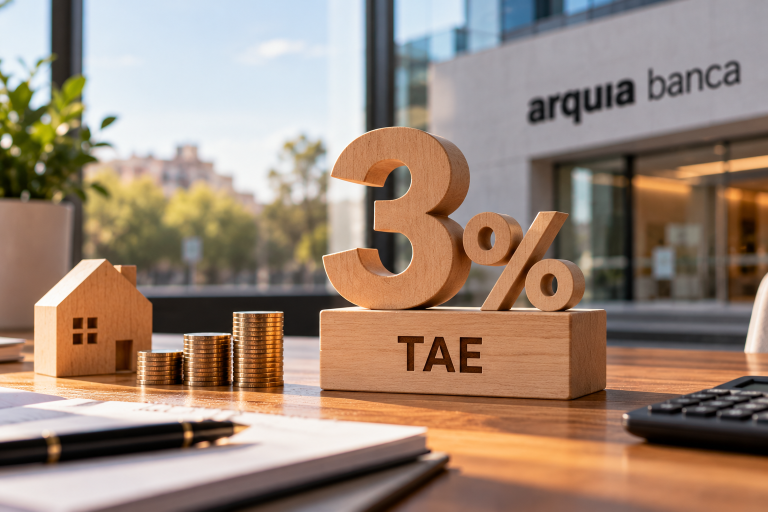 arquia banca eleva al 3% tae su depósito bienvenida a 12 meses para nuevos clientes y capital