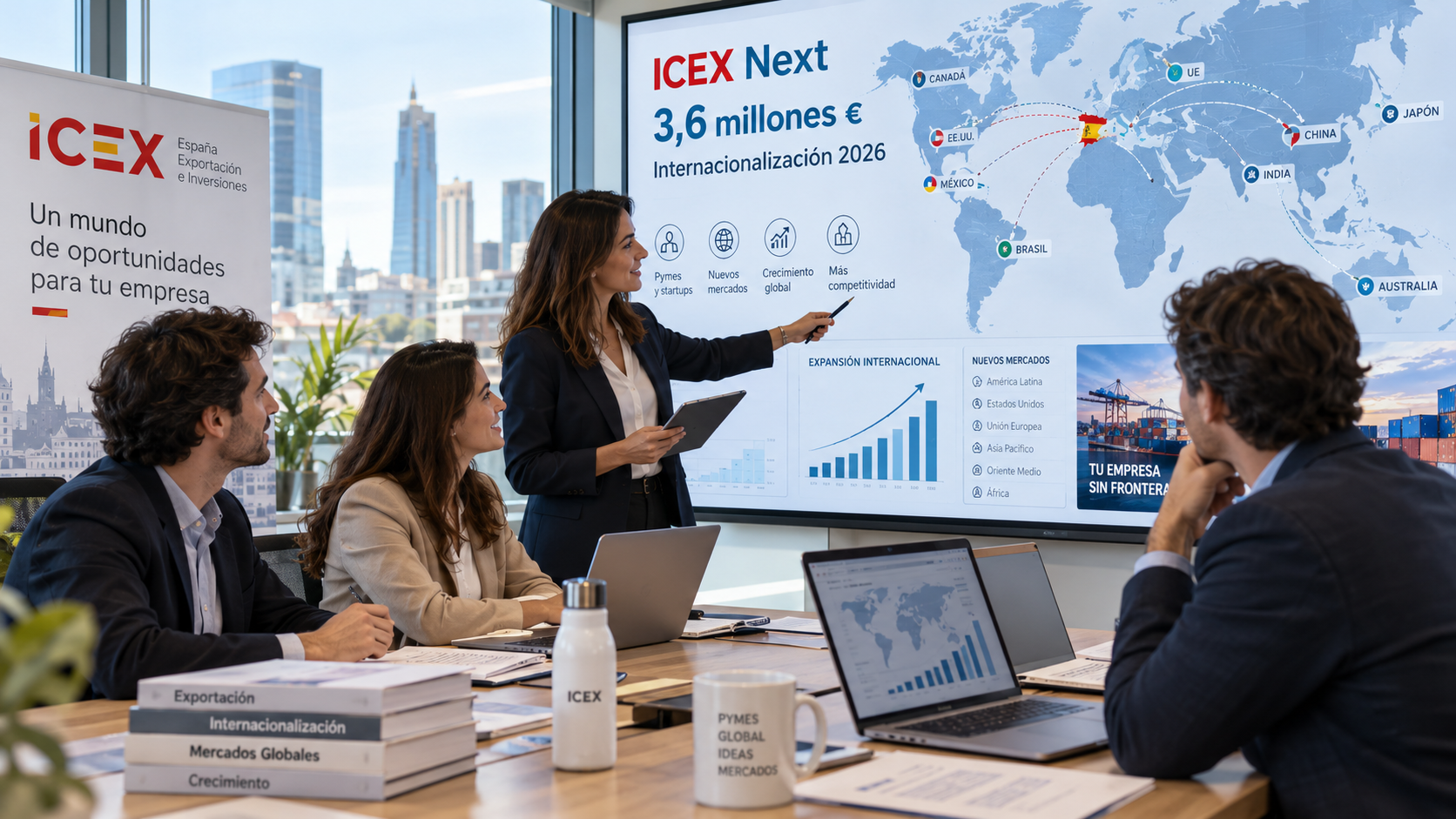 icex destina 3,6 millones de euros a impulsar la internacionalización de pymes y startups españolas